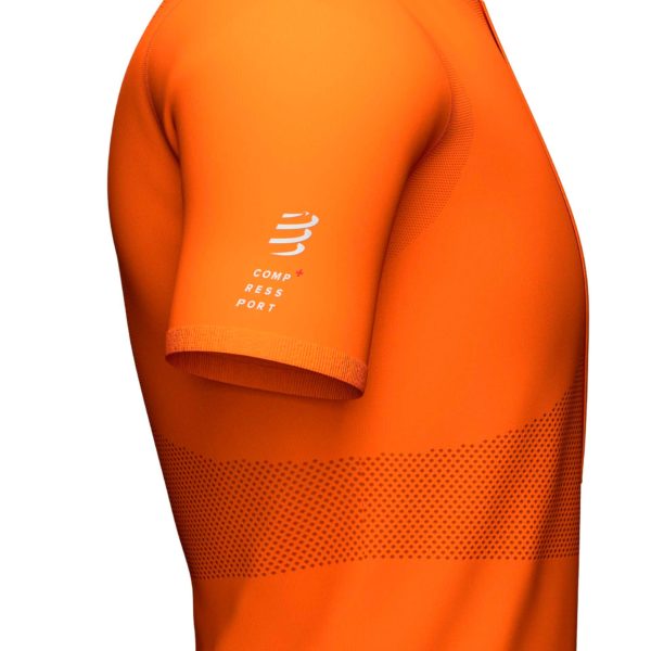 Футболка Compressport Trail Half-Zip Fitted SS Top, SS2021