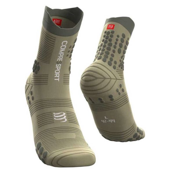 Шкарпетки компресійні Compressport Pro Racing Socks V3.0 Trail, Dusty Olive