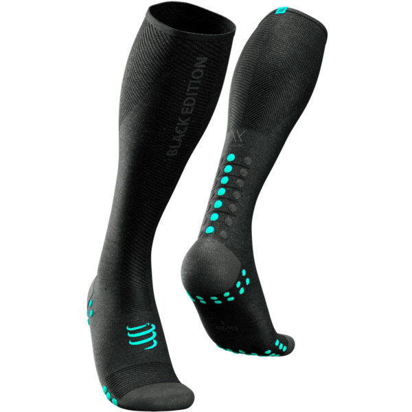 Гольфи Compressport Full Socks Oxygen - Black Edition 2021, Black