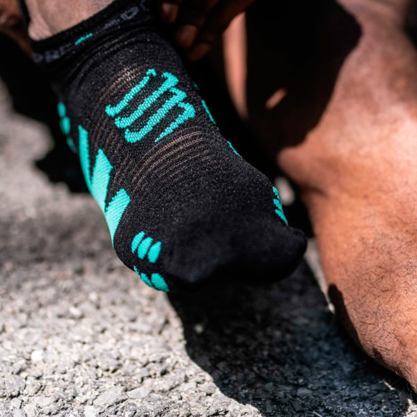 Носки компрессионные Compressport Pro Racing Socks V3.0 Run Low - Black Edition 2021