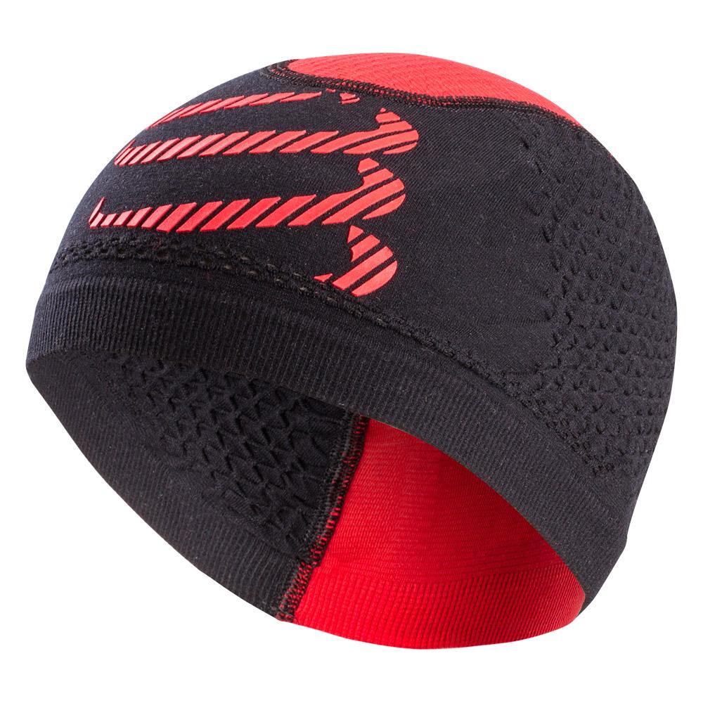 Шапка Compressport 3D Thermo Seamless Beanie, Black/Red