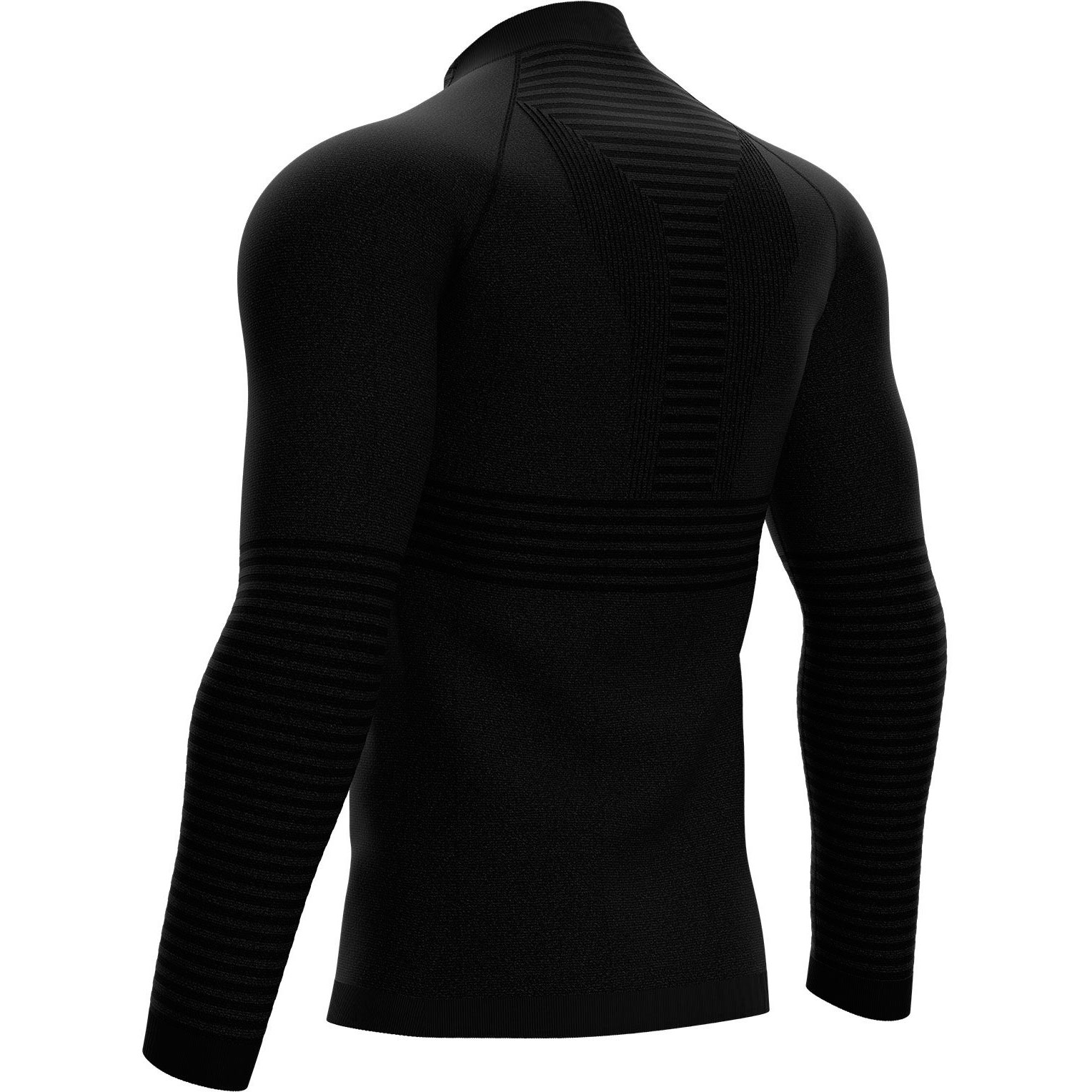 Світшот Compressport Seamless Zip Sweatshirt, Black