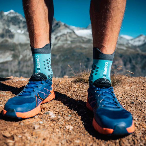Шкарпетки компресійні Compressport Pro Racing Socks V3.0 Trail, Nile Blue