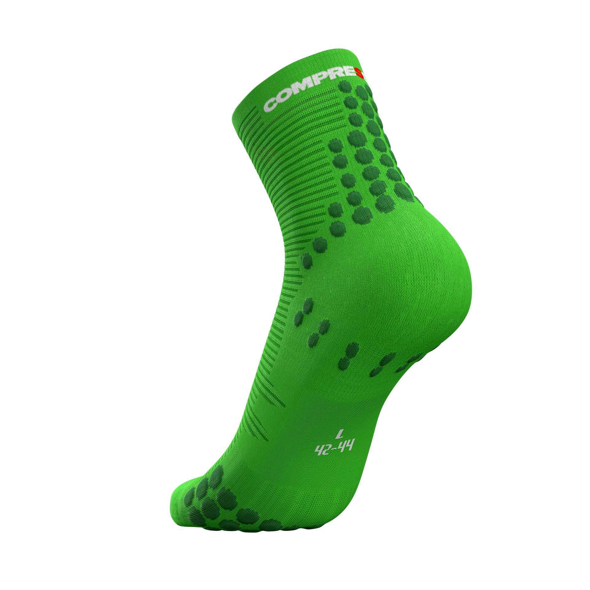 Шкарпетки Compressport Pro Racing Socks V3.0 Run High - Summer Refresh 2021, Greenery/Willow Bough