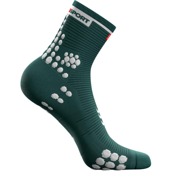 Шкарпетки компресійні Compressport Pro Racing Socks V3.0 Run High, Silver Pine/White