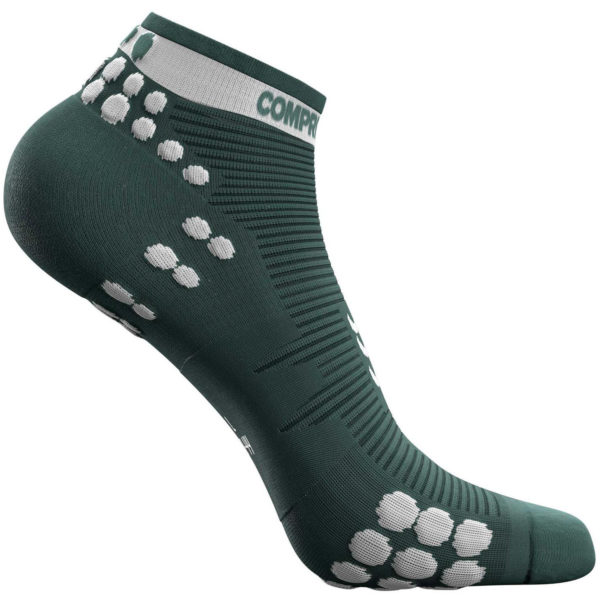 Шкарпетки компресійні Compressport Pro Racing Socks V3.0 Run Low, Silver Pine/White