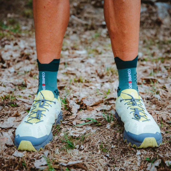 Шкарпетки компресійні Compressport Pro Racing Socks V3.0 Trail, Silver Pine