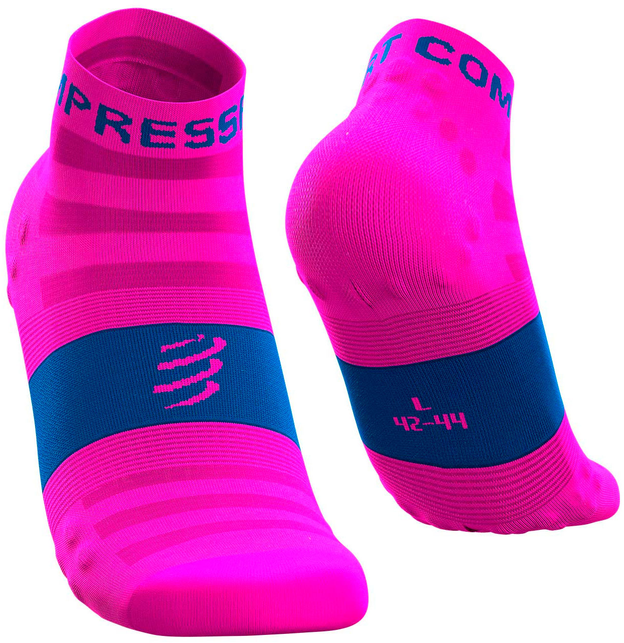 Шкарпетки компресійні Compressport Pro Racing Socks V3.0 Run Low, Fluo Pink