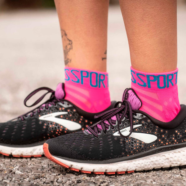 Шкарпетки компресійні Compressport Pro Racing Socks V3.0 Run Low, Fluo Pink