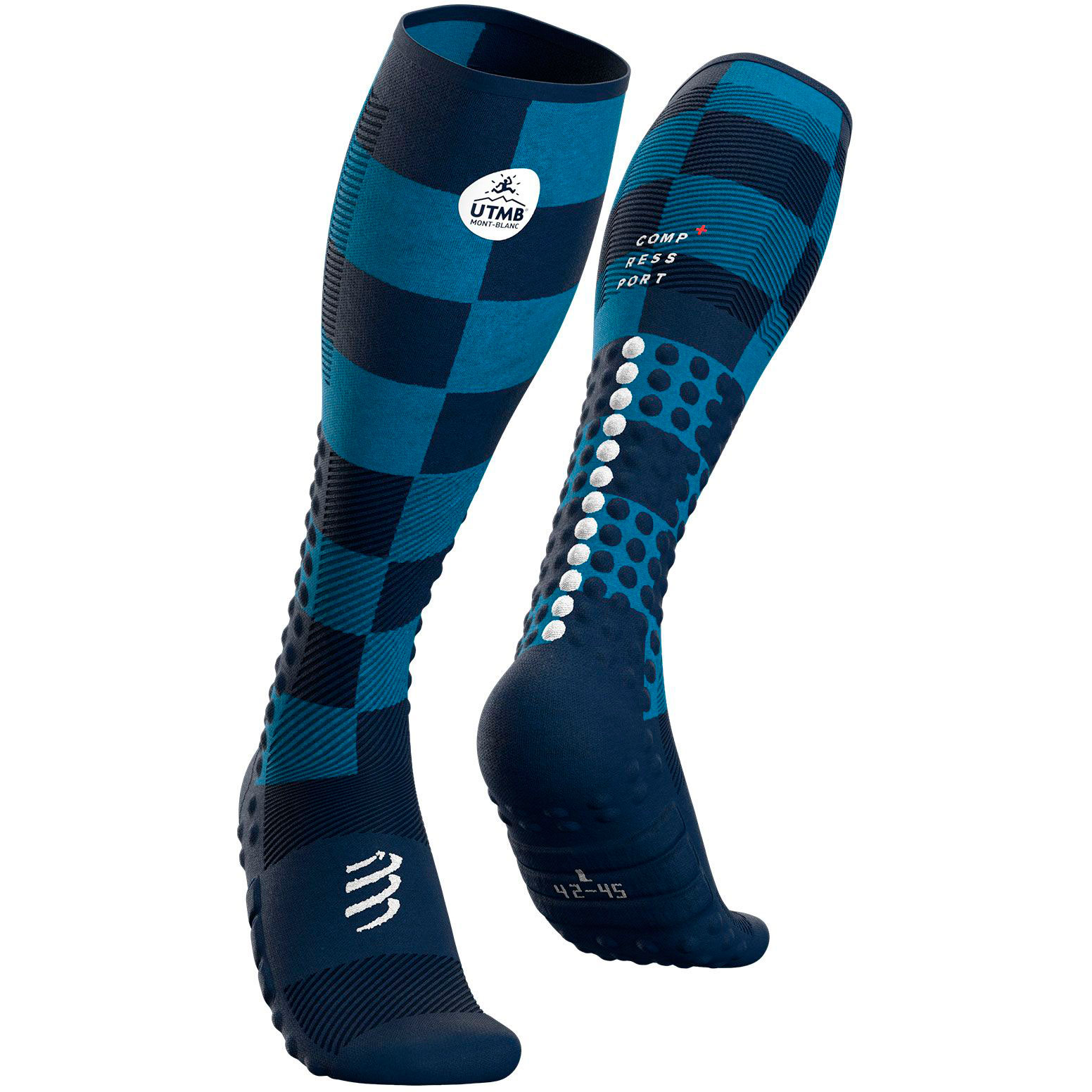 Гольфи Full Socks Race Recovery - UTMB 2021, Blue
