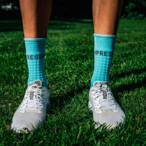 Шкарпетки компресійні Compressport Pro Racing Socks Winter Run, Nile Blue